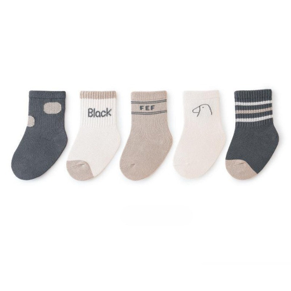 MyKids-USA® Cartoon Print Pattern Baby Socks