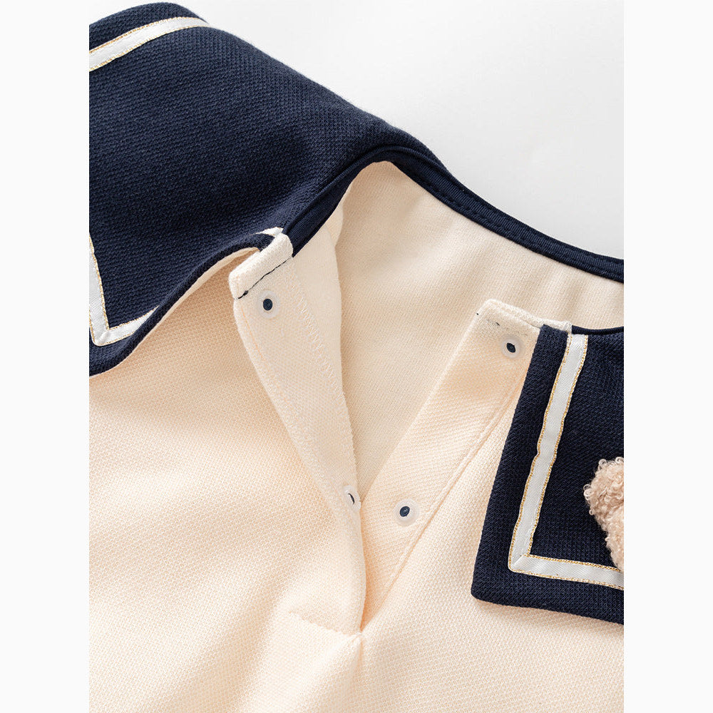 MyKids-USA® Sailor Collar Hoodie Combo Trousers Clothing Sets