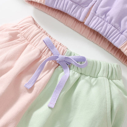 MyKids-USA® Baby Girl Hoodie Cardigan With Pants Clothing Sets