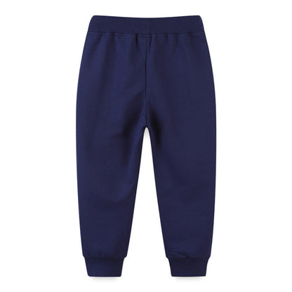 MyKids-USA® Autumn Embroidered Pattern Casual Trousers
