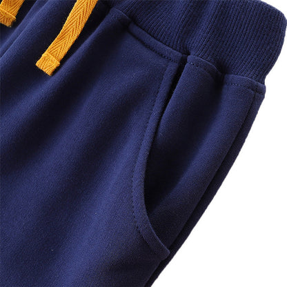 MyKids-USA® Autumn Embroidered Pattern Casual Trousers