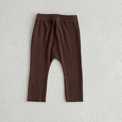 MyKids-USA® Solid Color Soft Cotton Comfy Leggings