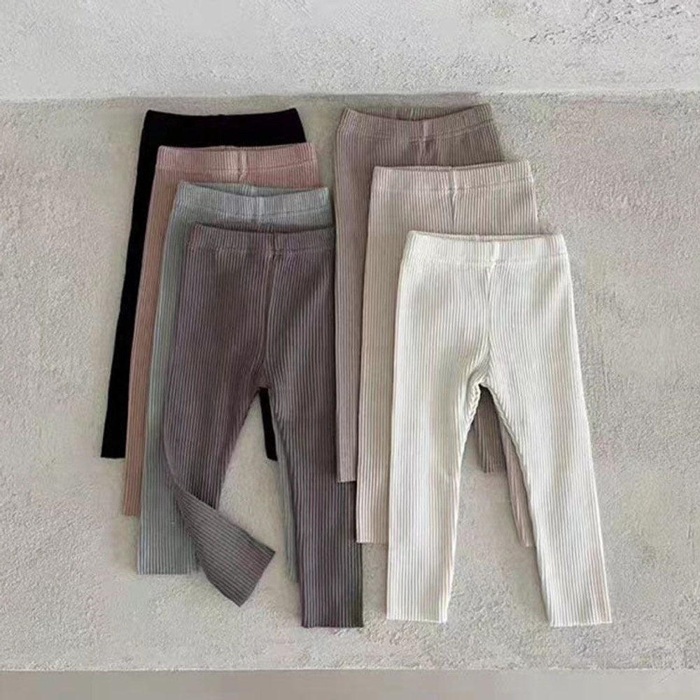 MyKids-USA® Solid Color Soft Cotton Comfy Leggings