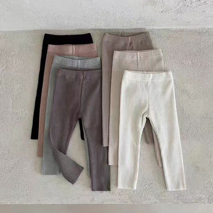 MyKids-USA® Solid Color Soft Cotton Comfy Leggings