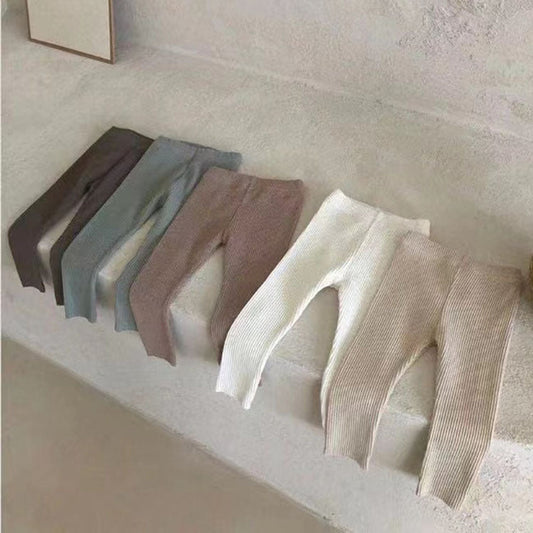 MyKids-USA® Solid Color Soft Cotton Comfy Leggings