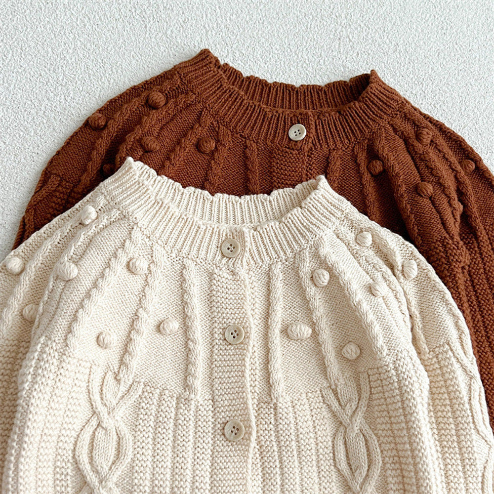 MyKids-USA® Vintage Style Quality Single Breasted Design Cardigan