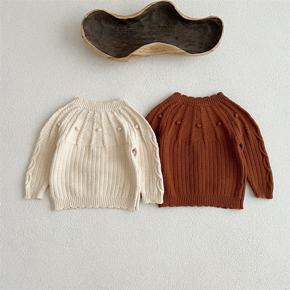 MyKids-USA® Vintage Style Quality Single Breasted Design Cardigan