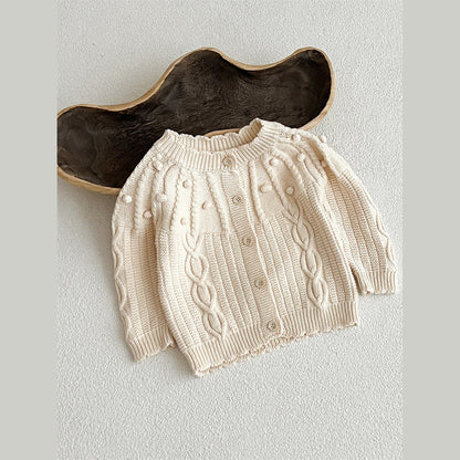 MyKids-USA® Vintage Style Quality Single Breasted Design Cardigan