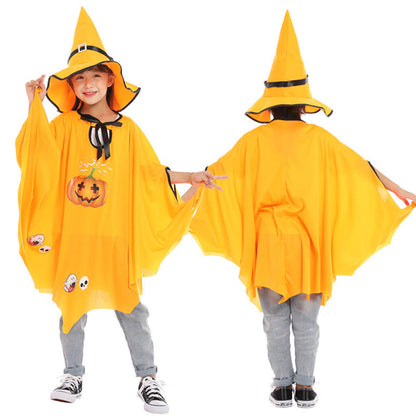 MyKids-USA® Halloween Costume Cape Pumpkin With Hats