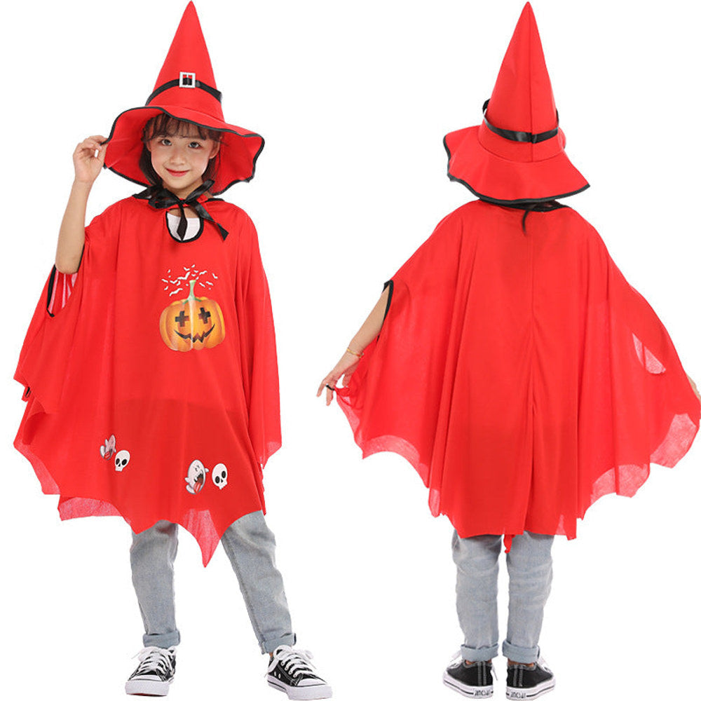 MyKids-USA® Halloween Costume Cape Pumpkin With Hats