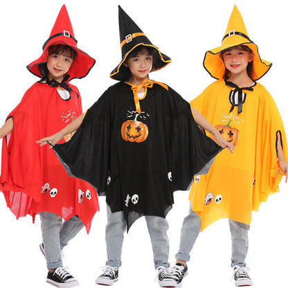 MyKids-USA® Halloween Costume Cape Pumpkin With Hats