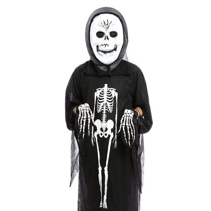 MyKids-USA® Halloween Skeleton Ghost Clothes & Gloves & Masks Sets