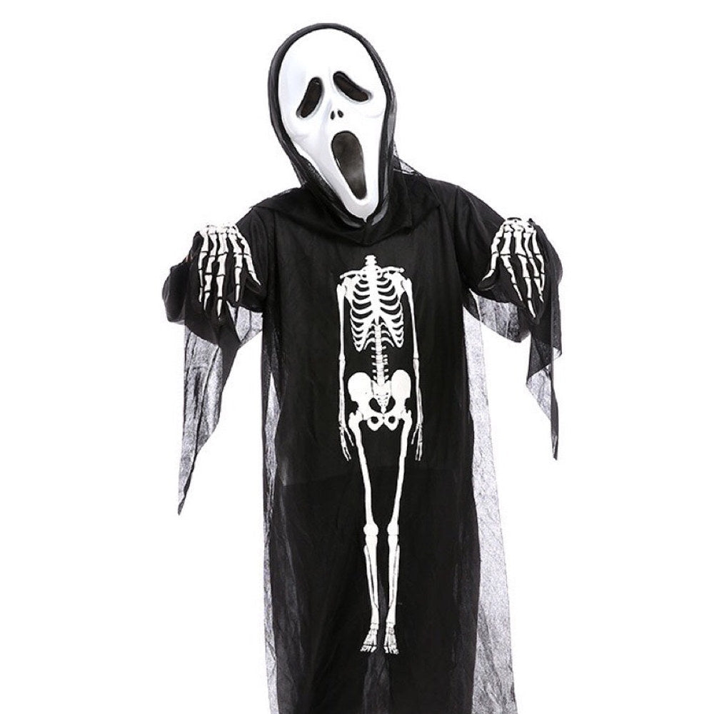 MyKids-USA® Halloween Skeleton Ghost Clothes & Gloves & Masks Sets
