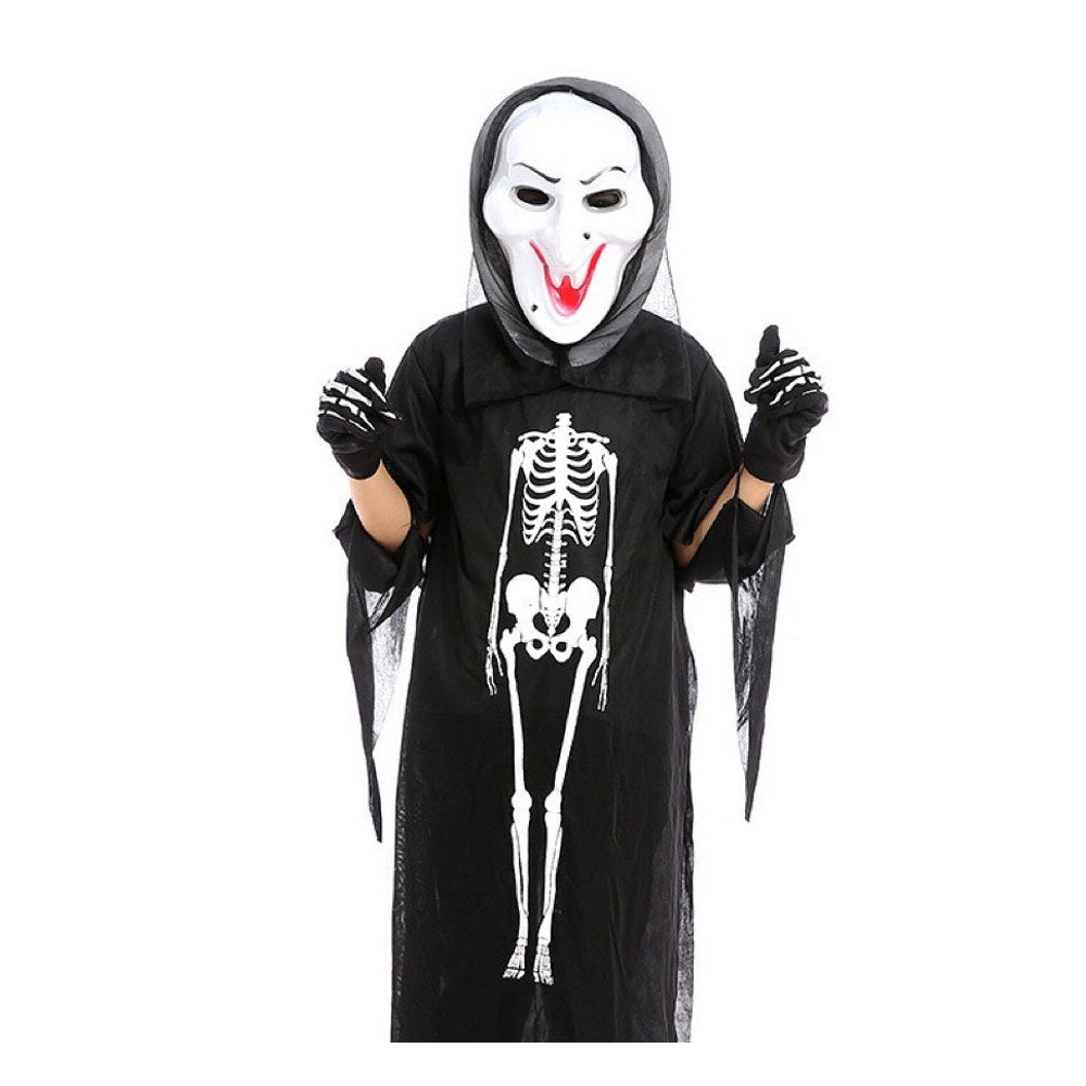 MyKids-USA® Halloween Skeleton Ghost Clothes & Gloves & Masks Sets