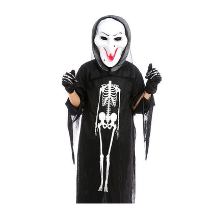 MyKids-USA® Halloween Skeleton Ghost Clothes & Gloves & Masks Sets