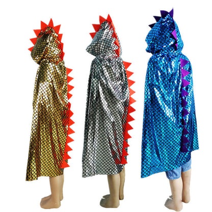 MyKids-USA® Halloween Animal Dinosaur Cape Little Witch Cape Decorative Props