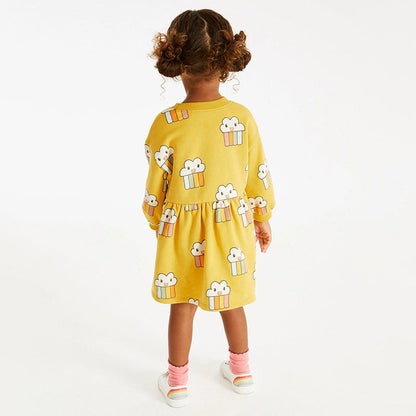 MyKids-USA® Lovely Cartoon Pattern Loose Dress