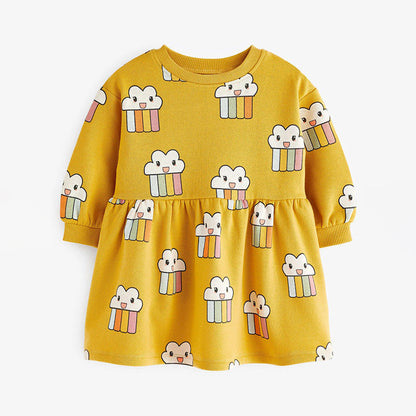 MyKids-USA® Lovely Cartoon Pattern Loose Dress