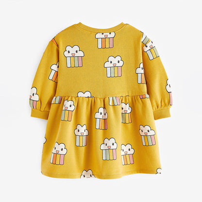 MyKids-USA® Lovely Cartoon Pattern Loose Dress