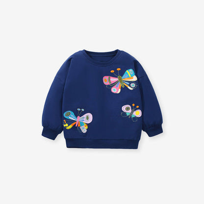 MyKids-USA® Butterfly Pattern Soft Cotton Hoodie
