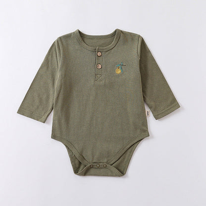 MyKids-USA® Embroidered Graphic Long Sleeve bodysuit