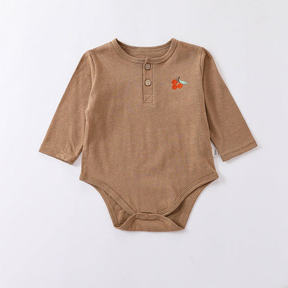 MyKids-USA® Embroidered Graphic Long Sleeve bodysuit
