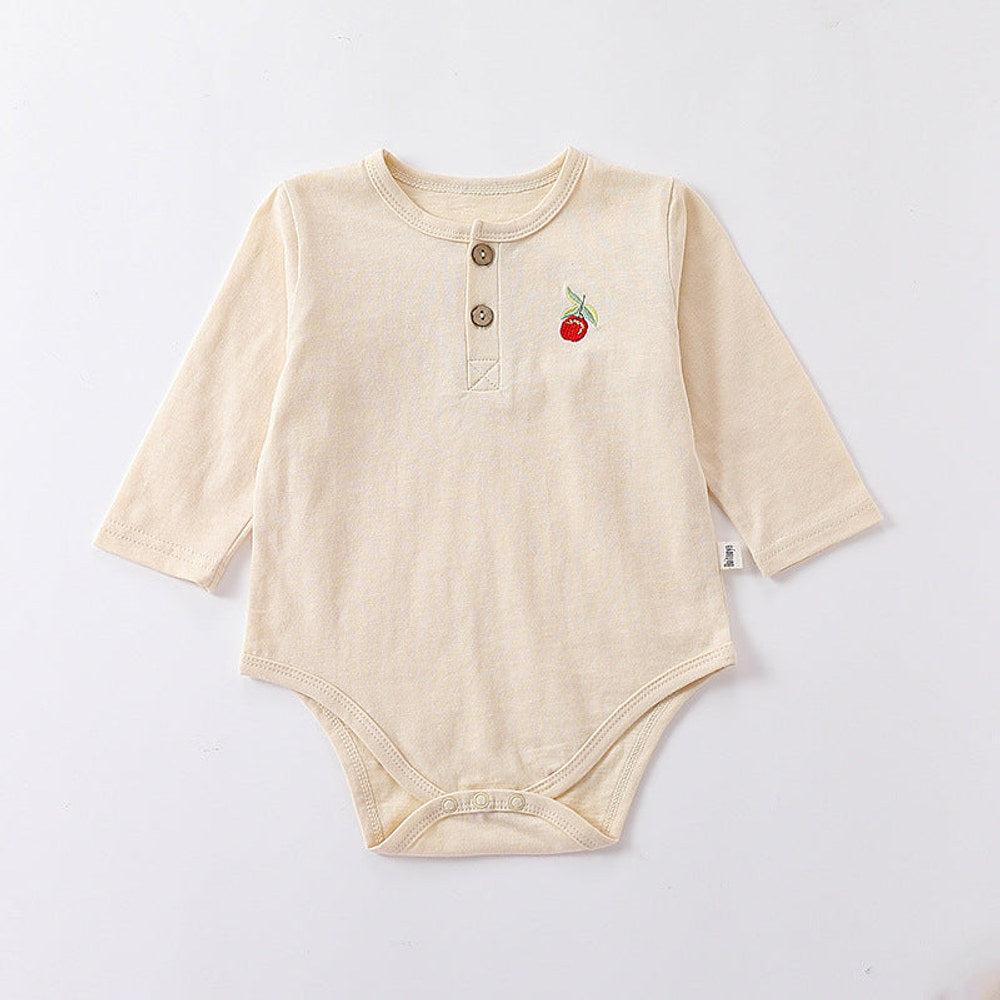 MyKids-USA® Embroidered Graphic Long Sleeve bodysuit