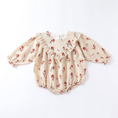 MyKids-USA® Flower Pattern Vintage Style Cute bodysuit