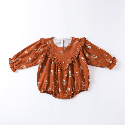 MyKids-USA® Flower Pattern Vintage Style Cute bodysuit