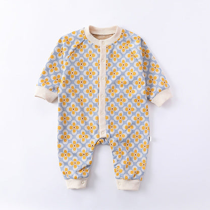 MyKids-USA® Floral Pattern Quality Outfits Romper