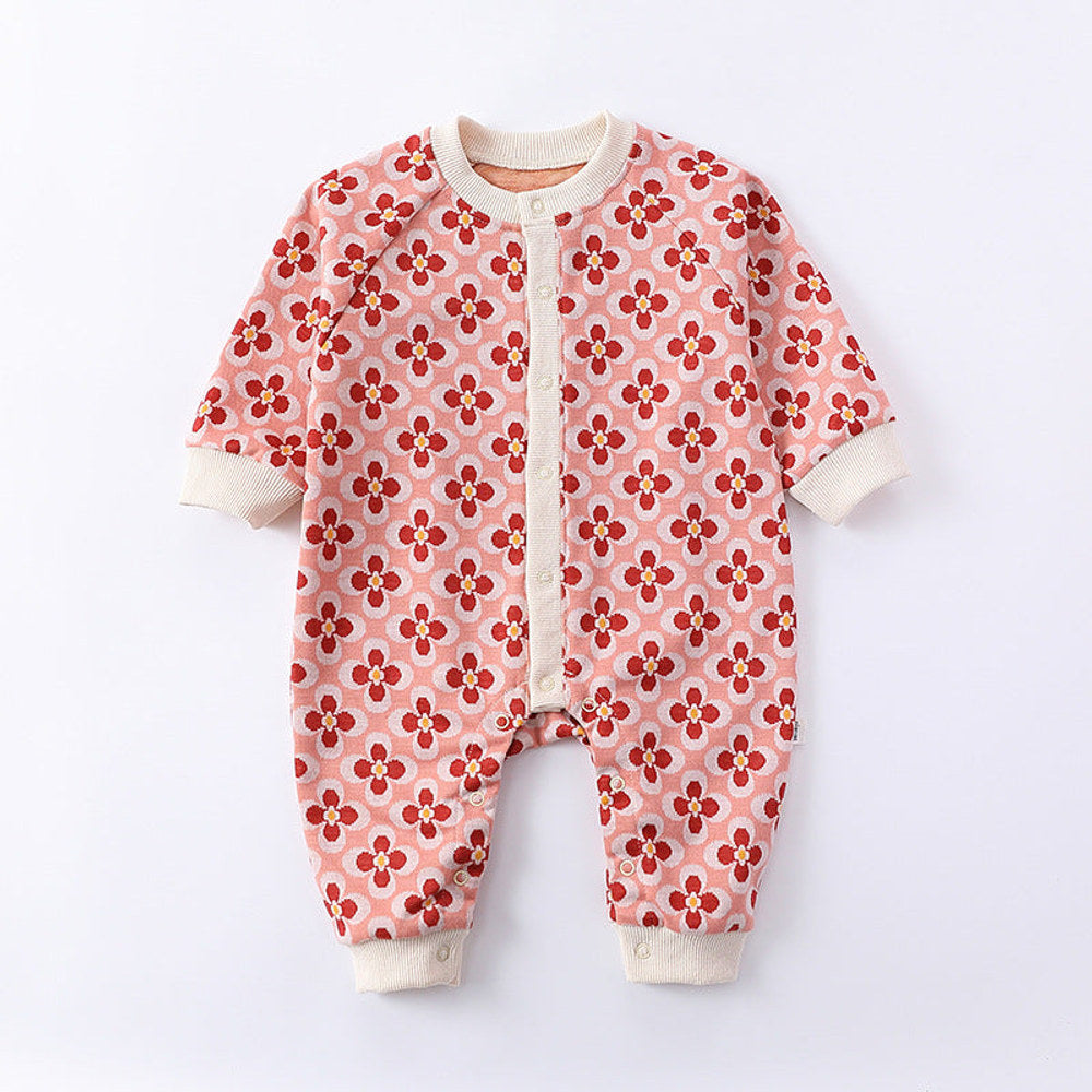 MyKids-USA® Floral Pattern Quality Outfits Romper