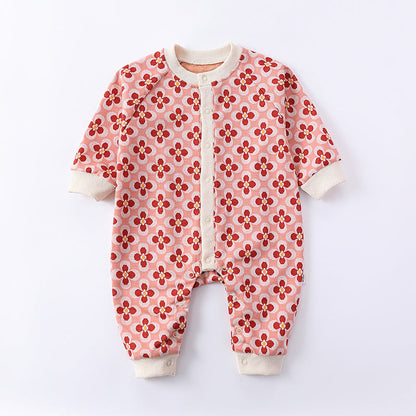 MyKids-USA® Floral Pattern Quality Outfits Romper