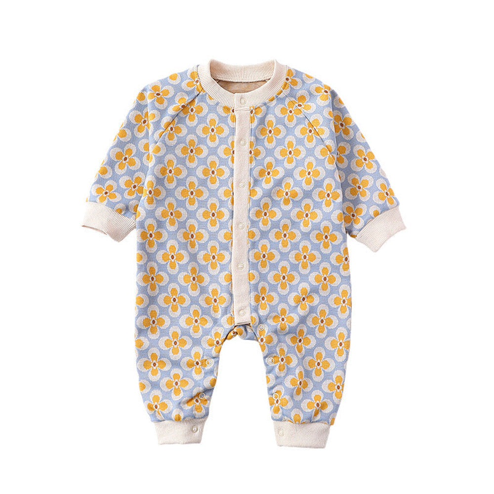 MyKids-USA® Floral Pattern Quality Outfits Romper