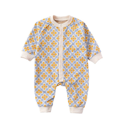 MyKids-USA® Floral Pattern Quality Outfits Romper