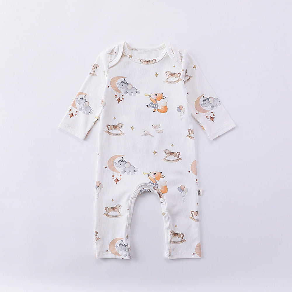 MyKids-USA® Cartoon Pattern Soft Cotton Sleeper Romper