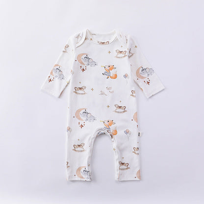 MyKids-USA® Cartoon Pattern Soft Cotton Sleeper Romper