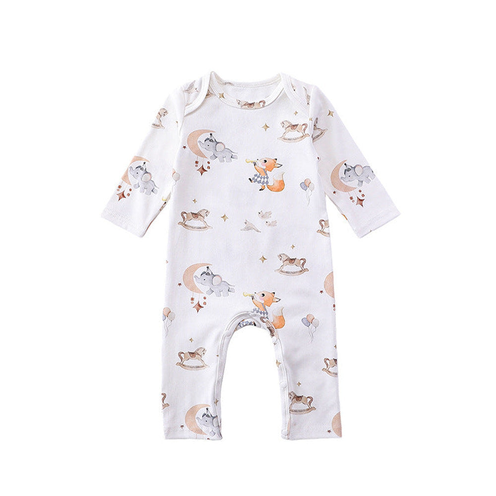 MyKids-USA® Cartoon Pattern Soft Cotton Sleeper Romper