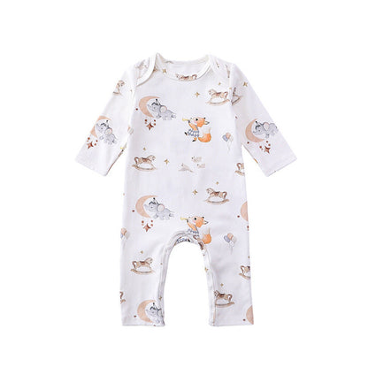 MyKids-USA® Cartoon Pattern Soft Cotton Sleeper Romper