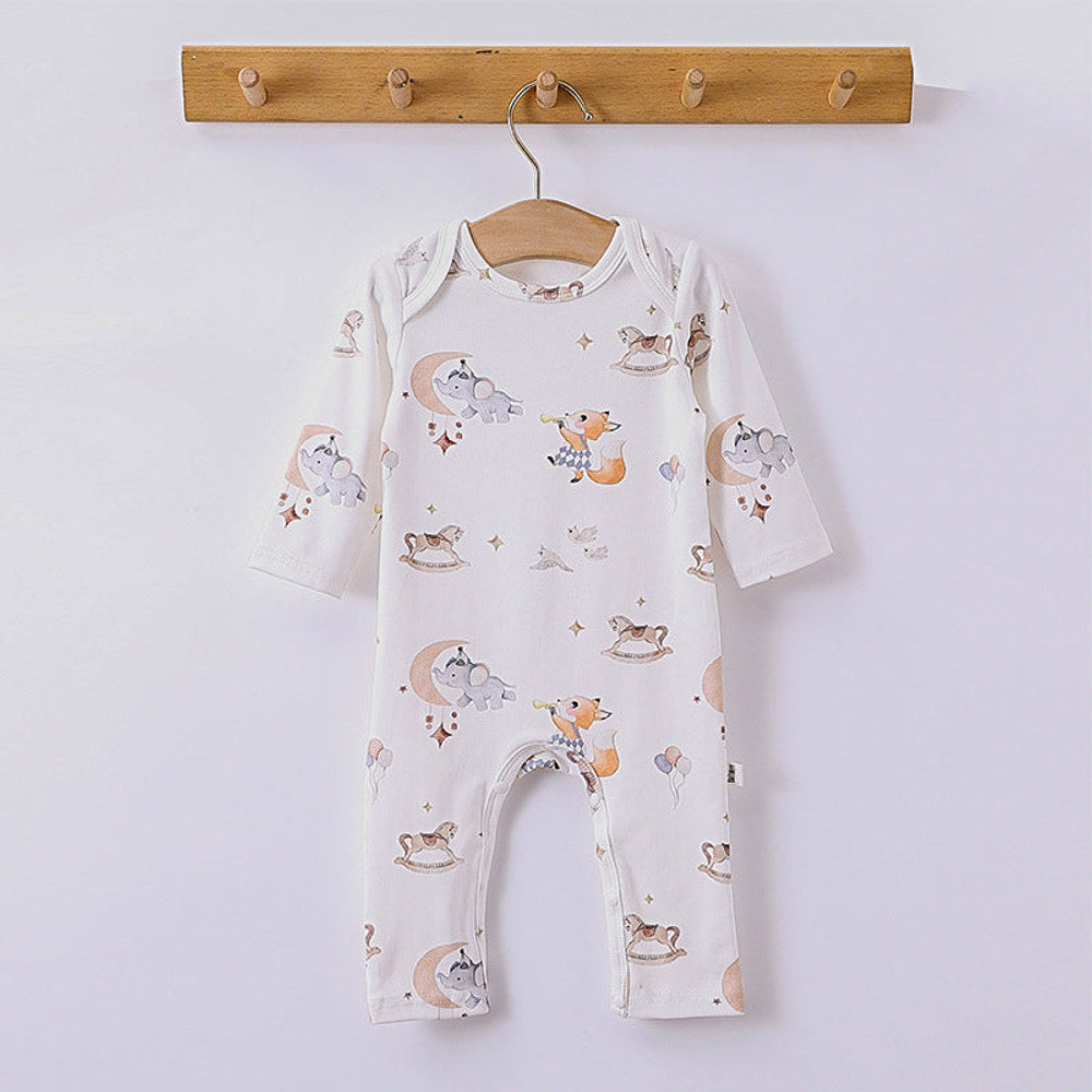 MyKids-USA® Cartoon Pattern Soft Cotton Sleeper Romper