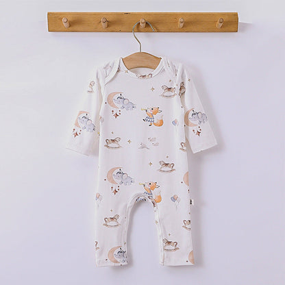 MyKids-USA® Cartoon Pattern Soft Cotton Sleeper Romper
