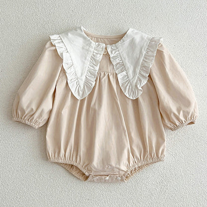 MyKids-USA® College Style Big Collar Fashion bodysuit & Dress