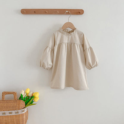 MyKids-USA® Solid Color Fashion Simple Style Dress & bodysuit