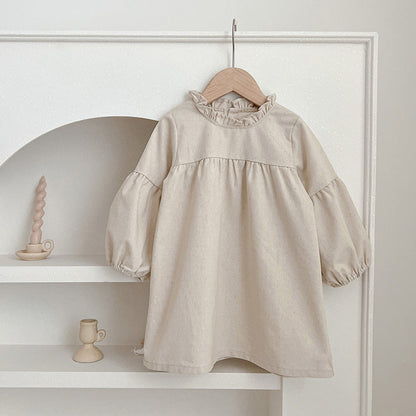 MyKids-USA® Solid Color Fashion Simple Style Dress & bodysuit