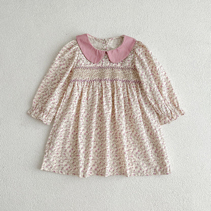 MyKids-USA® Floral Graphic Sister Clothes Dress bodysuit