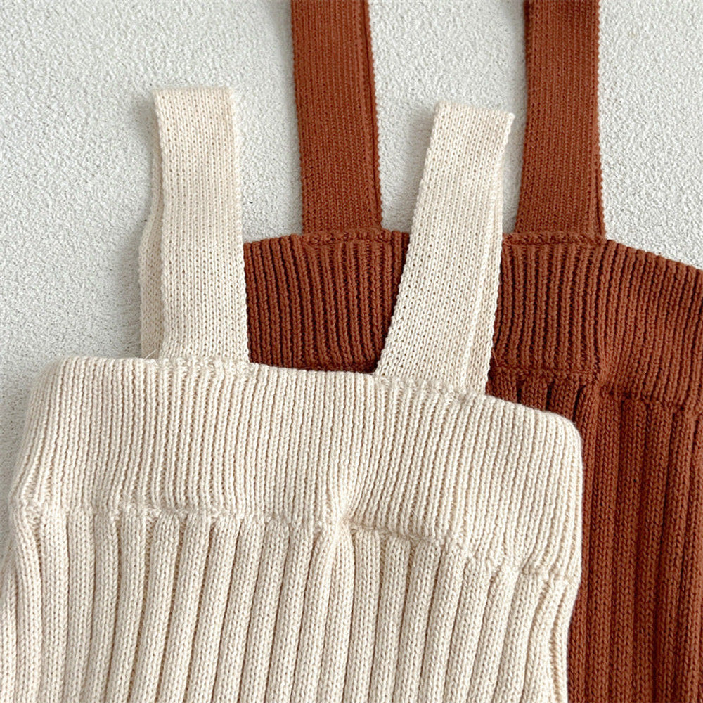 MyKids-USA® Solid Color Knitted Overalls Quality