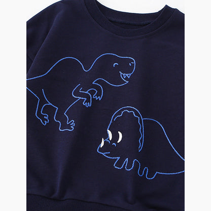MyKids-USA® Baby Boy Cartoon Print Pattern Comfy Cotton Pullover