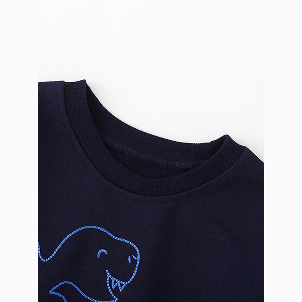 MyKids-USA® Baby Boy Cartoon Print Pattern Comfy Cotton Pullover