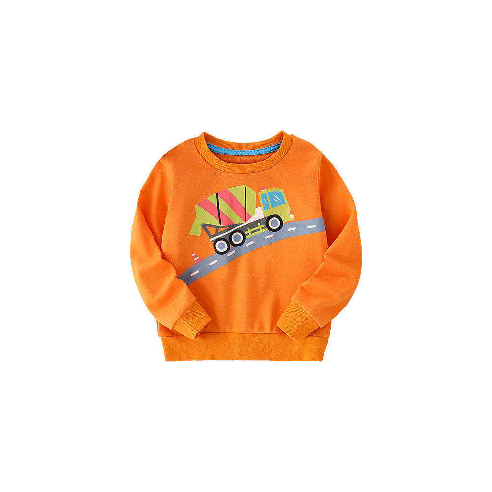 MyKids-USA® Baby Boy Cartoon Print Pattern Comfy Cotton Pullover