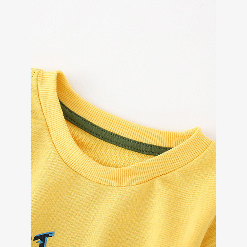 MyKids-USA® Baby Boy Cartoon Print Pattern Comfy Cotton Pullover