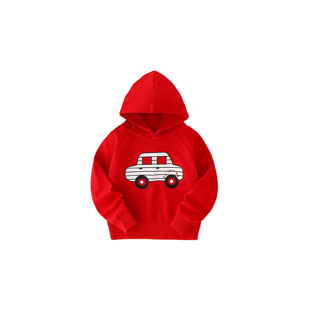 MyKids-USA® Baby Fashion Cartoon Print Pattern Casual Cotton Hoodie